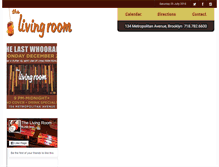 Tablet Screenshot of livingroomny.com